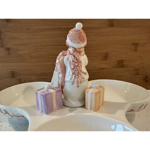 Avon‎ “Snow Lady” Ceramic Pastel Candy Dish. #2 In Series 2003 - Picture 4 of 10